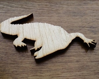 Alligator Wood Cutout - Shapes for Projects or Other Use
