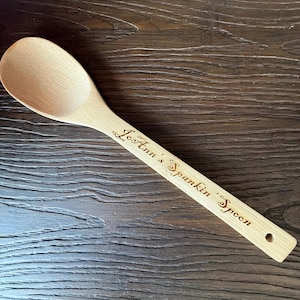 Spank Spoon - Spanking Spoon Personalized Spoon Gifts for Mom Wood Spoon Gifts for Dad Wooden Spoon Gifts for Grandma Spoon Spank Wood Spoon afbeelding 3