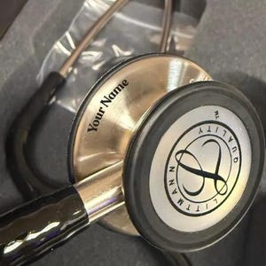 Personalized Engraved Name or Phrase on Stethoscope | For Healthcare or Veterinary Students and Professionals
