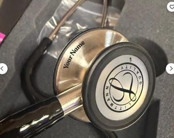 Personalized Engraved Name or Phrase on Stethoscope | For Healthcare or Veterinary Students and Professionals