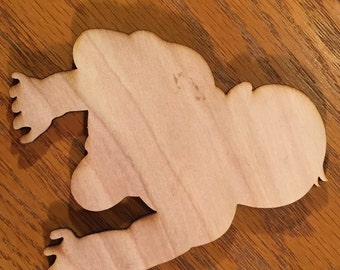 Baby Wood Cutout - Baby Sign For Favors or Decorations Large Sizes
