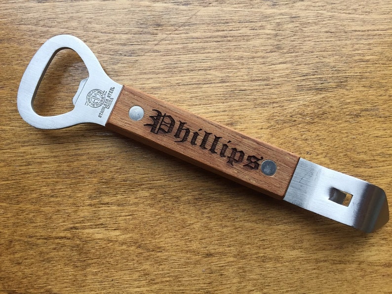 Can Opener Personalized With Name Logo or Other Text Etsy