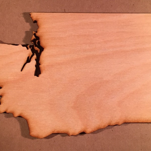 Washington WA Wood Cutout  Washington Sign Wood Working Wood Crafts Wood Work Wood Works