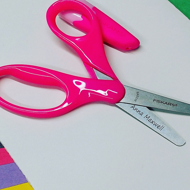Kids Scissors Engraved and Personalized with Child's Name Etsy