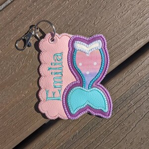Mermaid Tail Bag Tag
