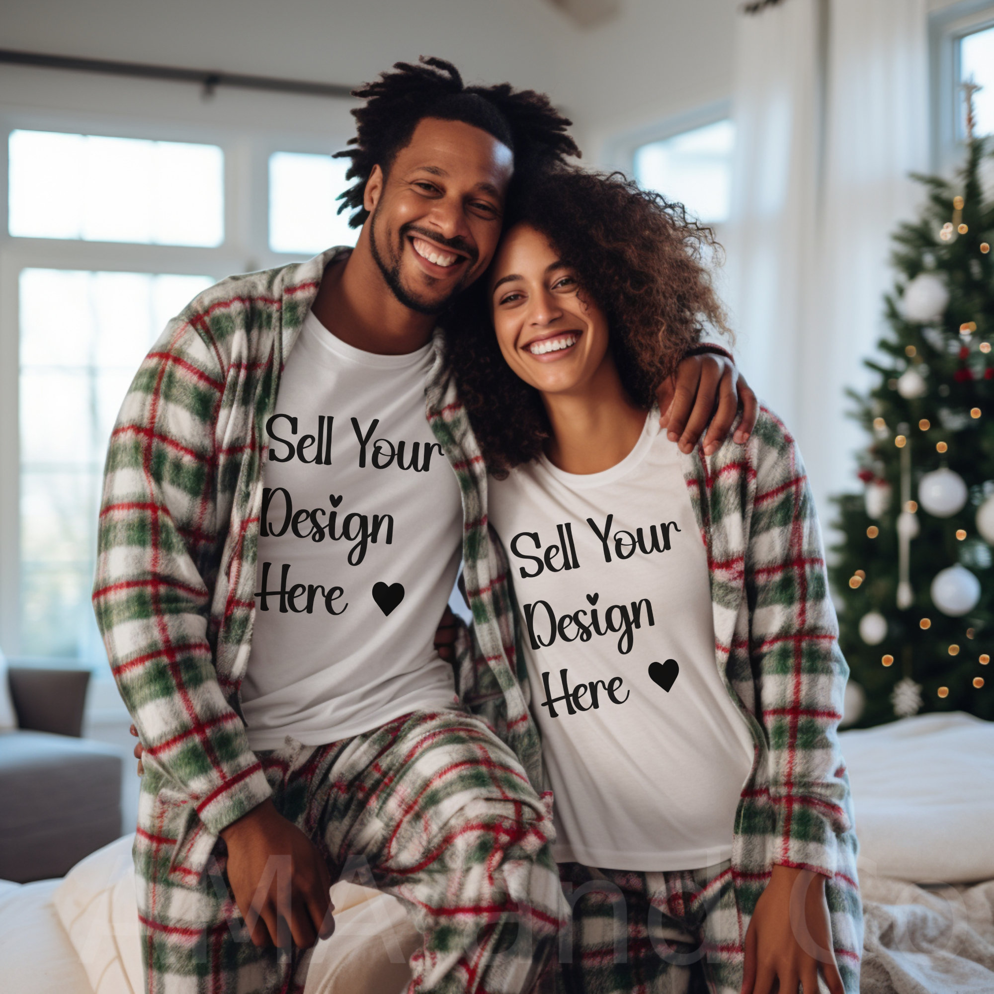 Our First Christmas Pajamas, Couples Christmas Pajamas, Matching