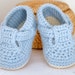 CROCHET PATTERN Baby Shoes Classic T-Bar Shoes for Baby Boys and Girls Photo Tutorial Baby Booties Digital file Instant Download