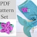 Mermaid Tail KNITTING PATTERN for Children Knitting Pattern Mermaid Blanket 6 sizes, Mermaid Blanket Pattern Instant Download