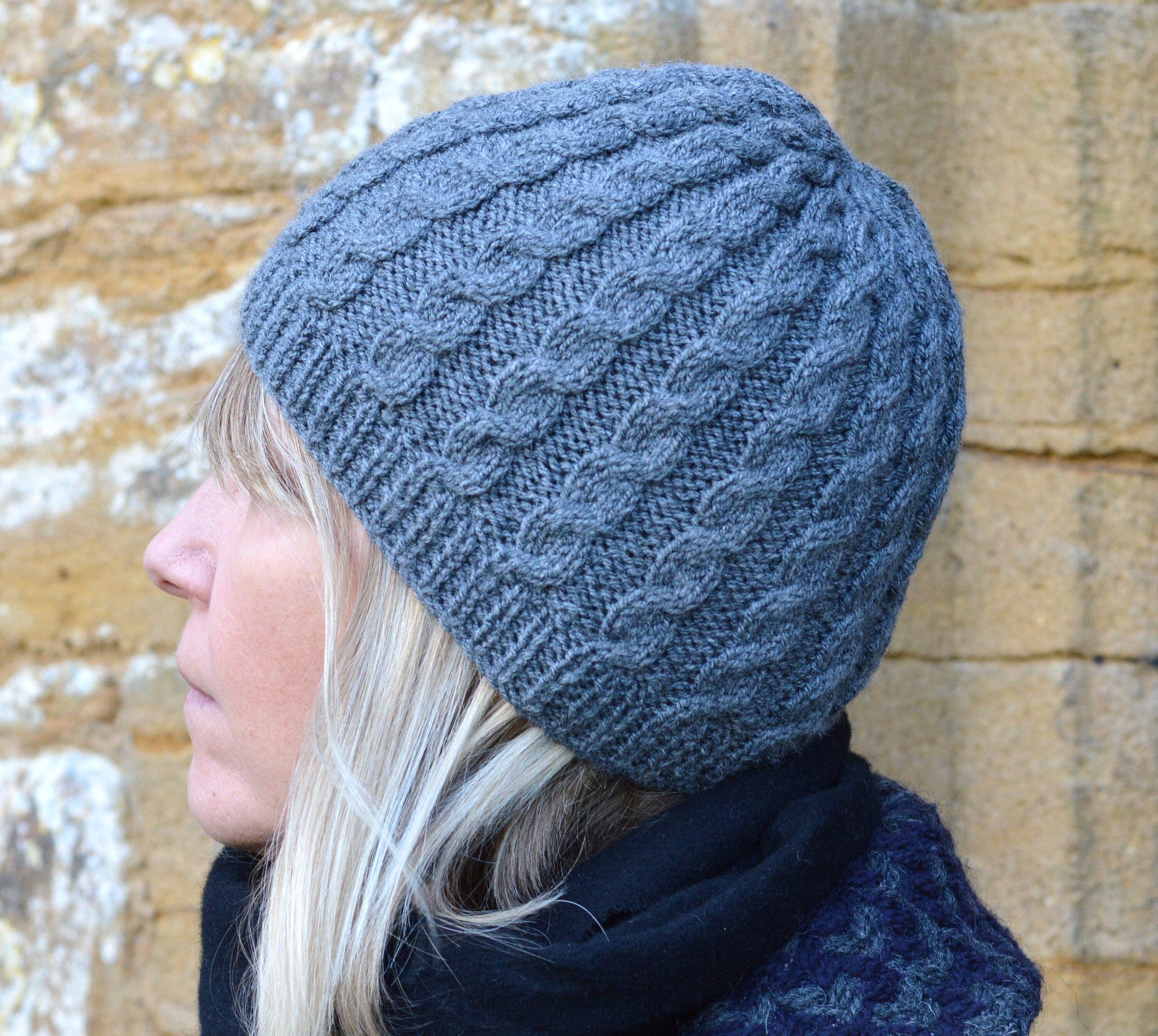 KNITTING PATTERN Cable Beanie Hat 7 SIZES Newborn to Adult Etsy