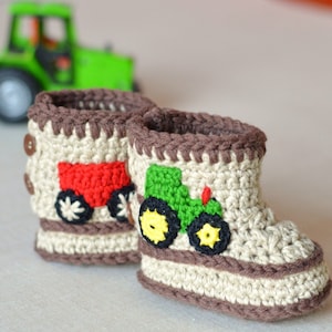 john deere baby booties