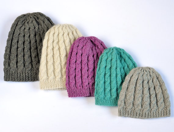 Free Easy Knit Beanie Hat Pattern for Circular Needles - Craft Fix