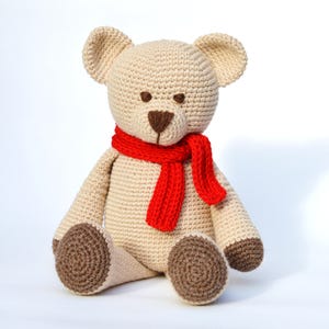 Crochet Pattern Bear Amigurumi Pattern Classic Teddy Bear Pattern ...
