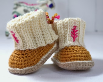 crochet baby uggs