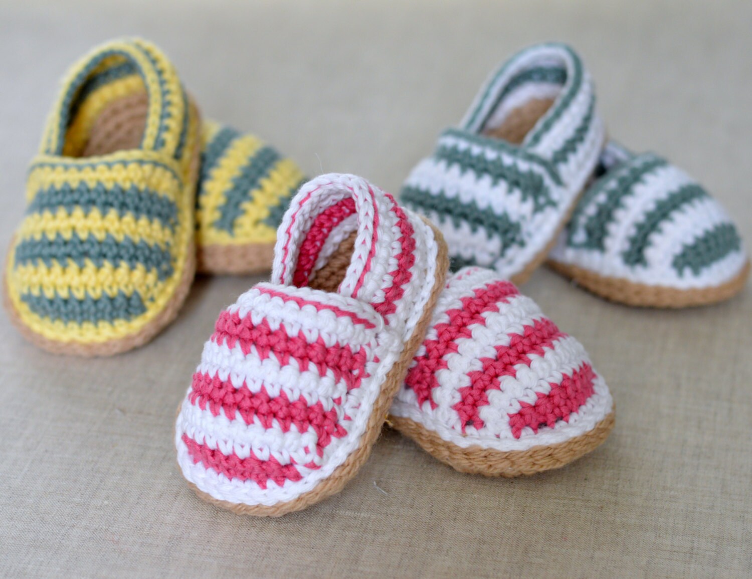 Baby espadrilles hotsell crochet pattern free
