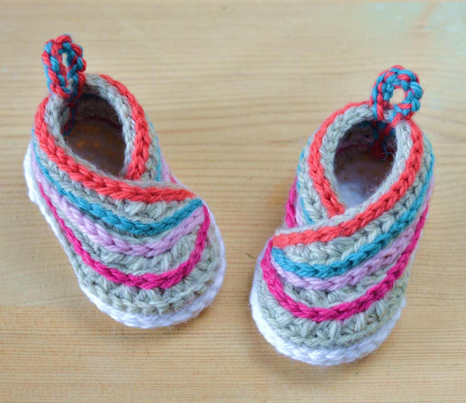 Crochet Pattern Baby Kimono Slippers Intermediate/advanced Etsy.de
