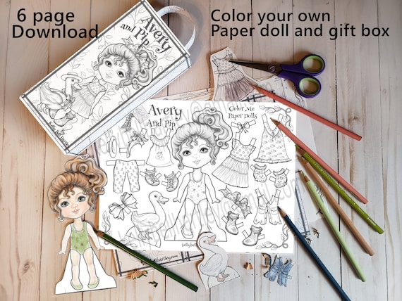 color your own paper dolls