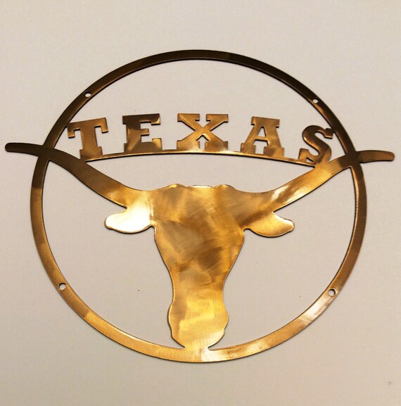Plasma Cut Texas Longhorns College Football Metal Wall Art Image 0