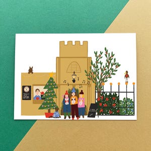 Postal de la iglesia de Santa María de Walthamstow