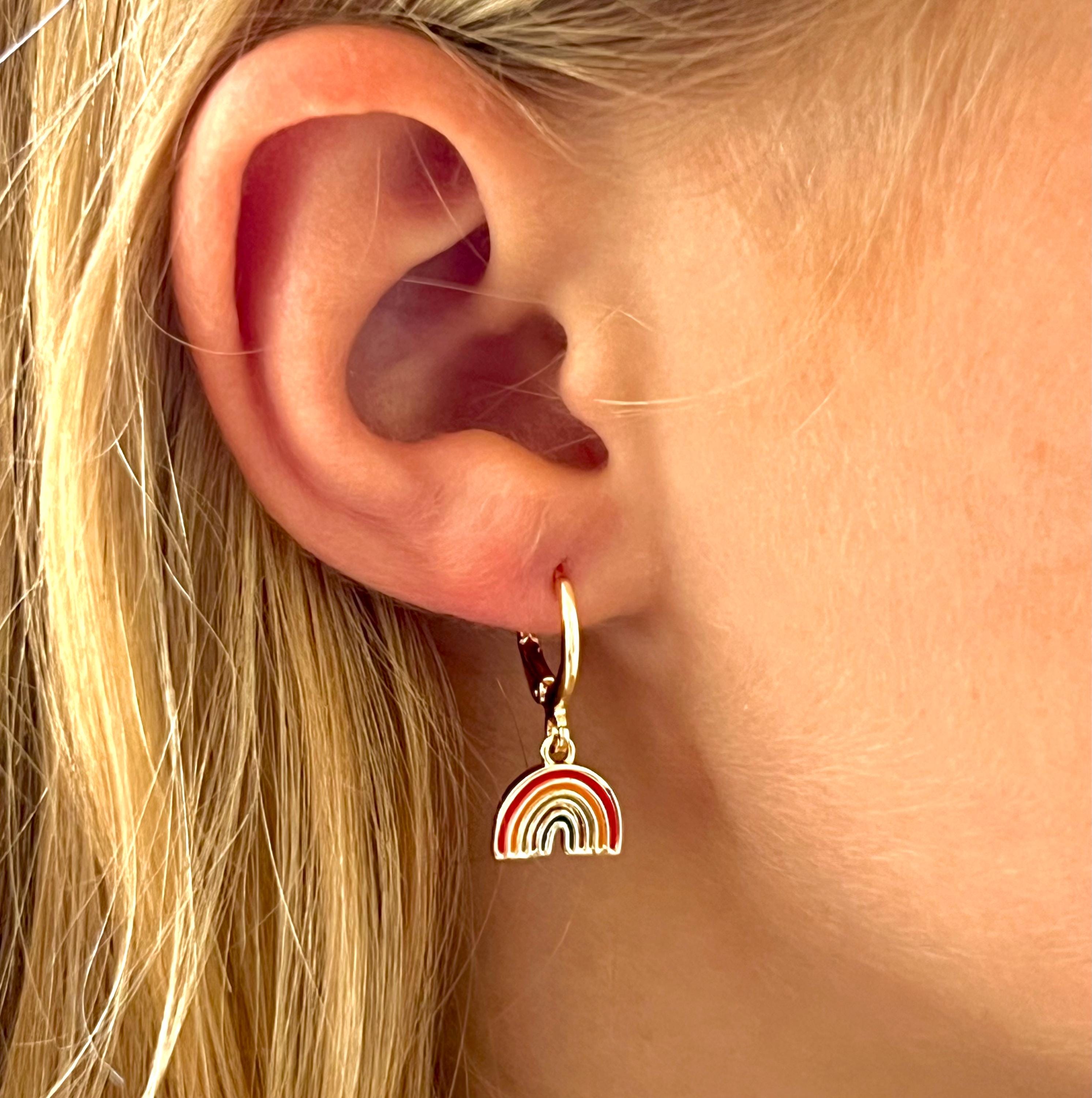 Flongo Orecchini A Cerchio In Acciaio Inox - Ipoallergenici, Leggeri - Oro, Argento, Oro Rosa - Regalo Per Donne - 3