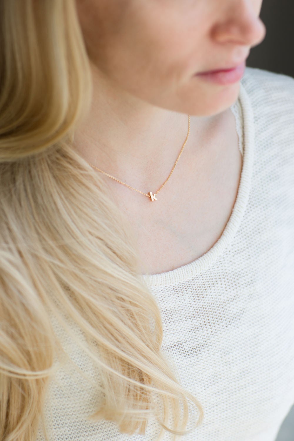 Beautiful Lowercase Initial Necklace or Pendant Beautiful Lowercase Initial Necklace or Pendant