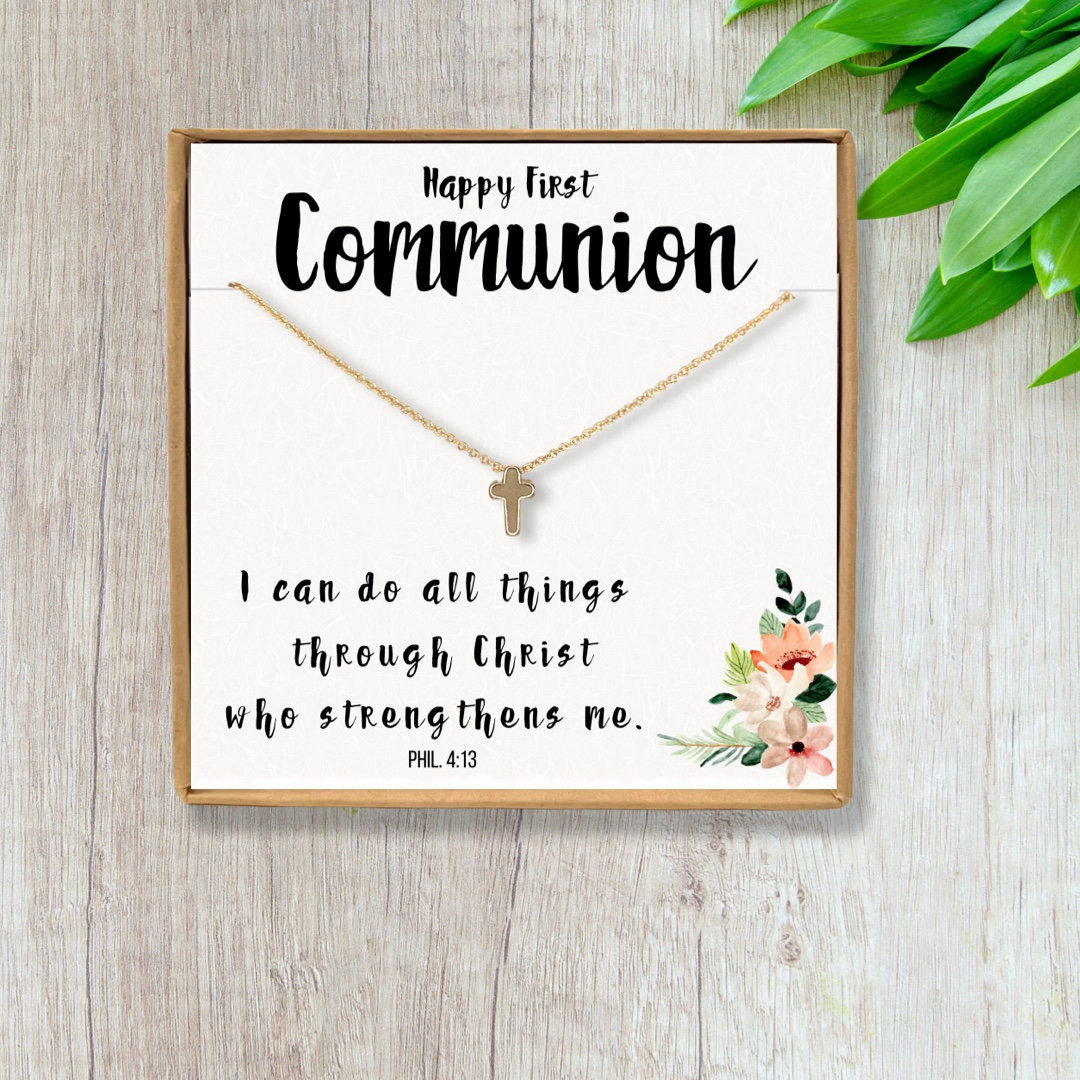 Communion necklace shop gift