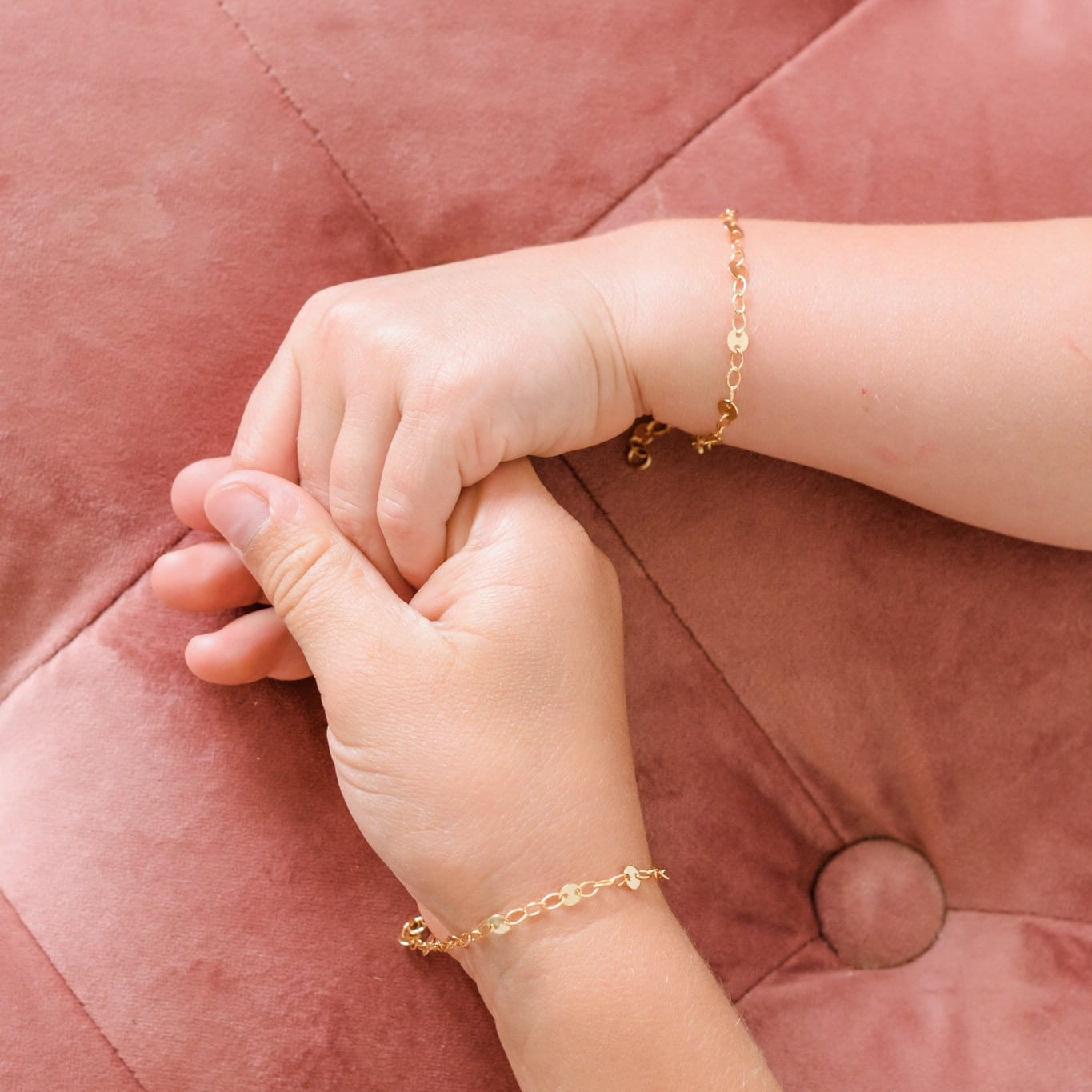 Baby Gold Curb Link Bracelet - Tilly Sveaas Jewellery