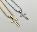 Personalized Cross Necklace for Boys • Custom Cross Necklace • Kids Engraved Name Cross Necklace • Boys Baptism Gift • First Communion Gift