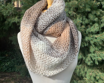 Ombré Infinity Scarf - Thick