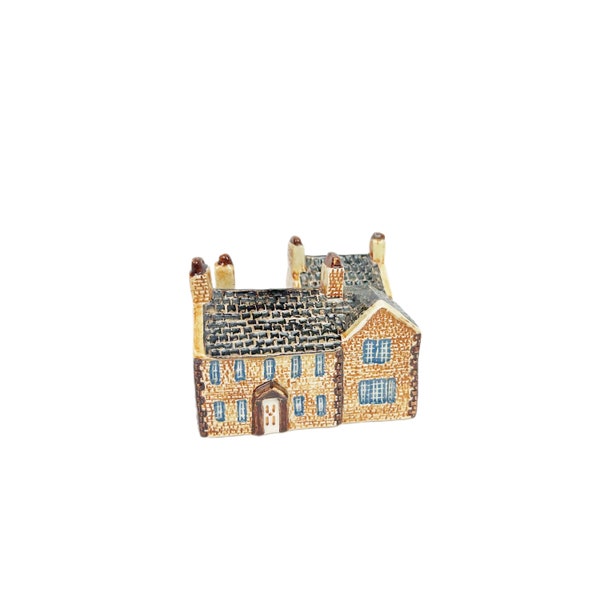 Miniature Ceramic Cottage | 165 Brontë Parsonage Yorkshire | From John Putnam’s Heritage Houses Collection | Made in England | Tiny Village