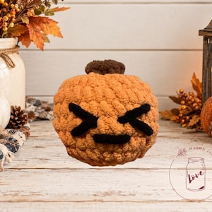 Pumpkin Dumpling, Chunky Knit Pumpkin, Cute Fall Decor, Handmade Fall Gift, Unique Autumn Decoration, Whimsical Pumpkin Decor