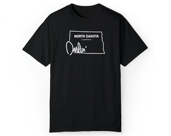 North Dakota Grown Darlin' - Comfort Colors Unisex Garment-Dyed T-shirt