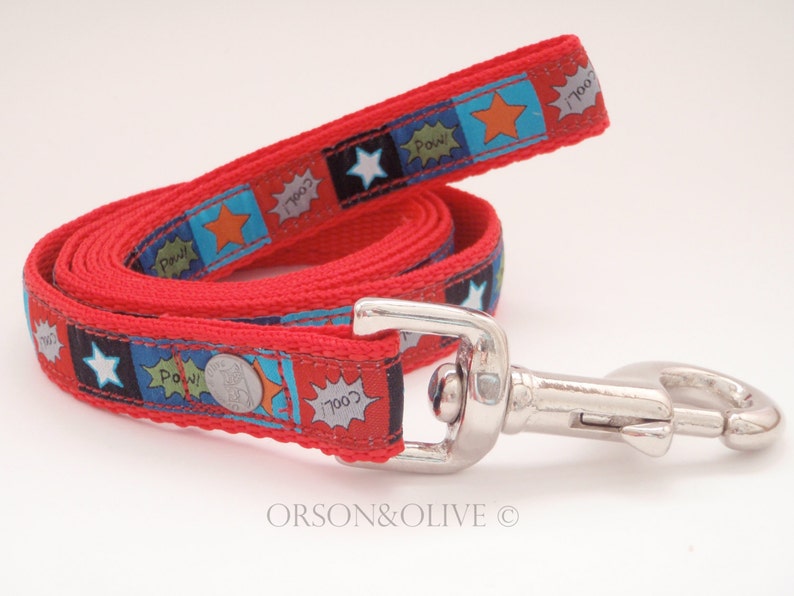 Stars  Statements (Red) Dog Lead Leash  - Available in 3 sizes