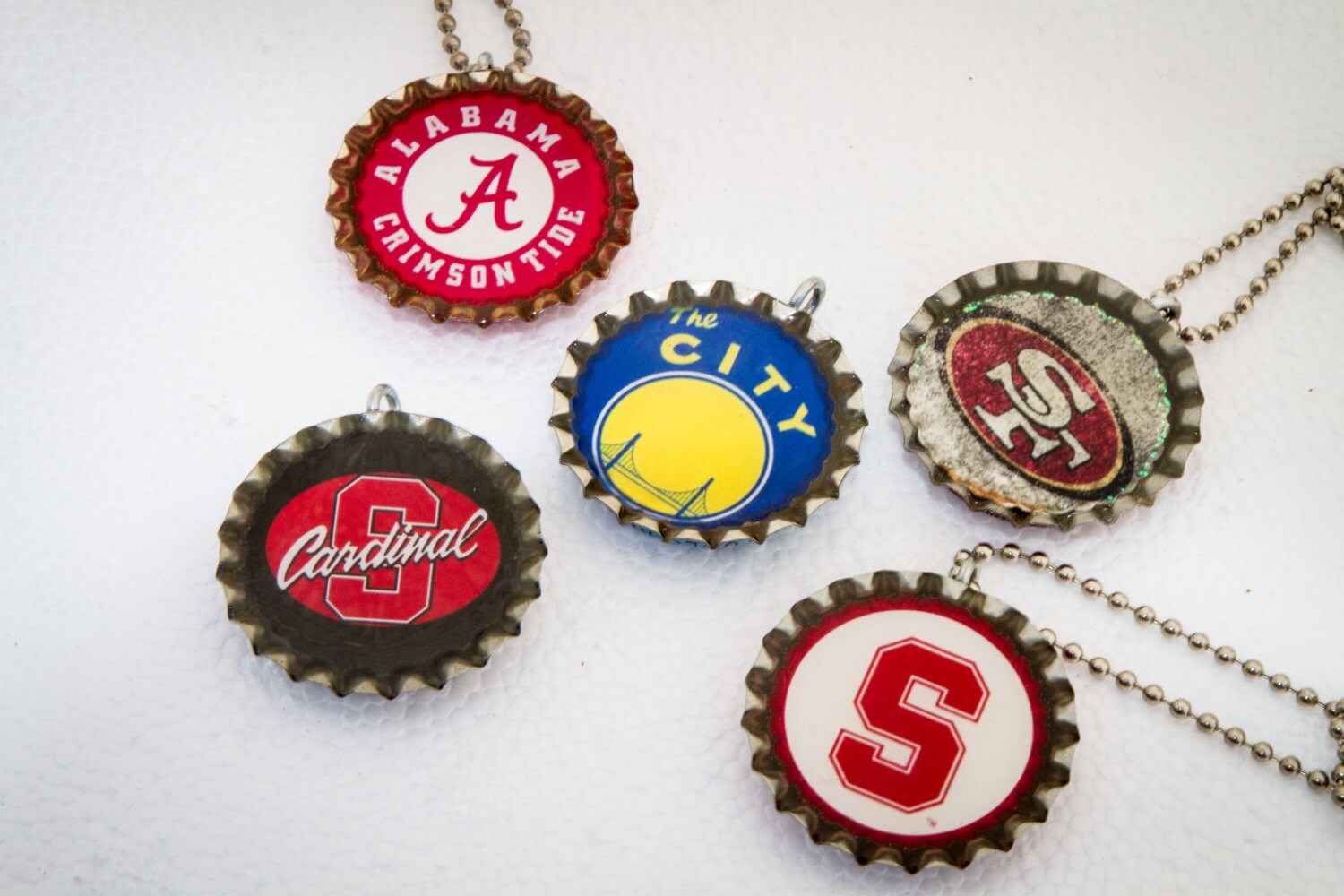 sports team bottle caps