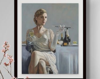 Prelude - Limited Edition Giclée Print - Deco Dames Series