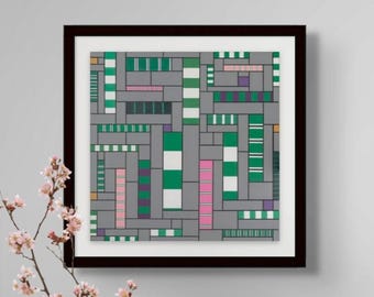 Hibs Scarves - Limited Edition Print - Dyed in the Wool Series