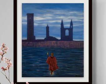Torch Bearer - Limited Edition Print - Red Cloaks Series