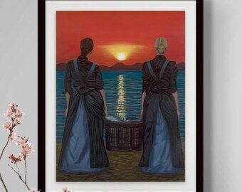 Sunrise #1 - Limited Edition Giclée Print - The Herring Lassies Series