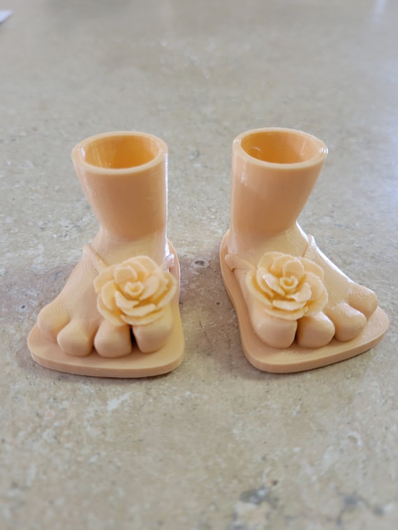 Pied de gnome avec tong fleur PR T PEINDRE Etsy France