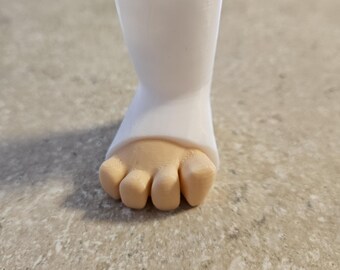 Pie de gnomo enyesado