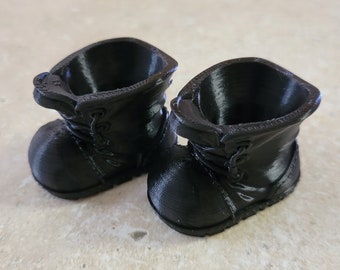 Botas negras de gnomo