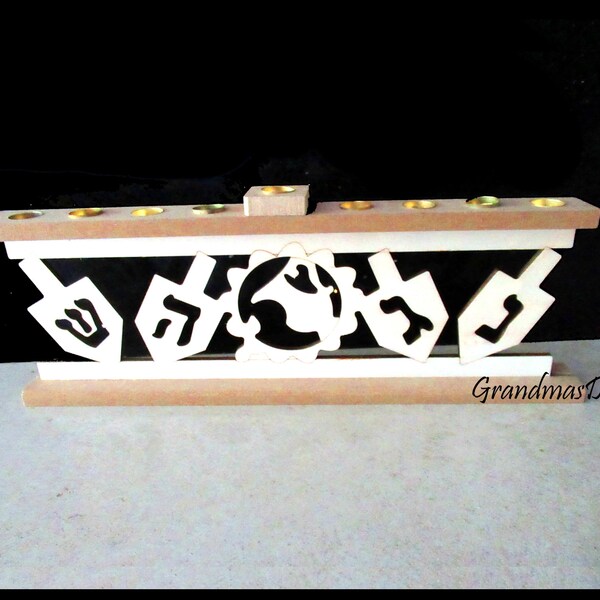 Diy hanukkah candle holder