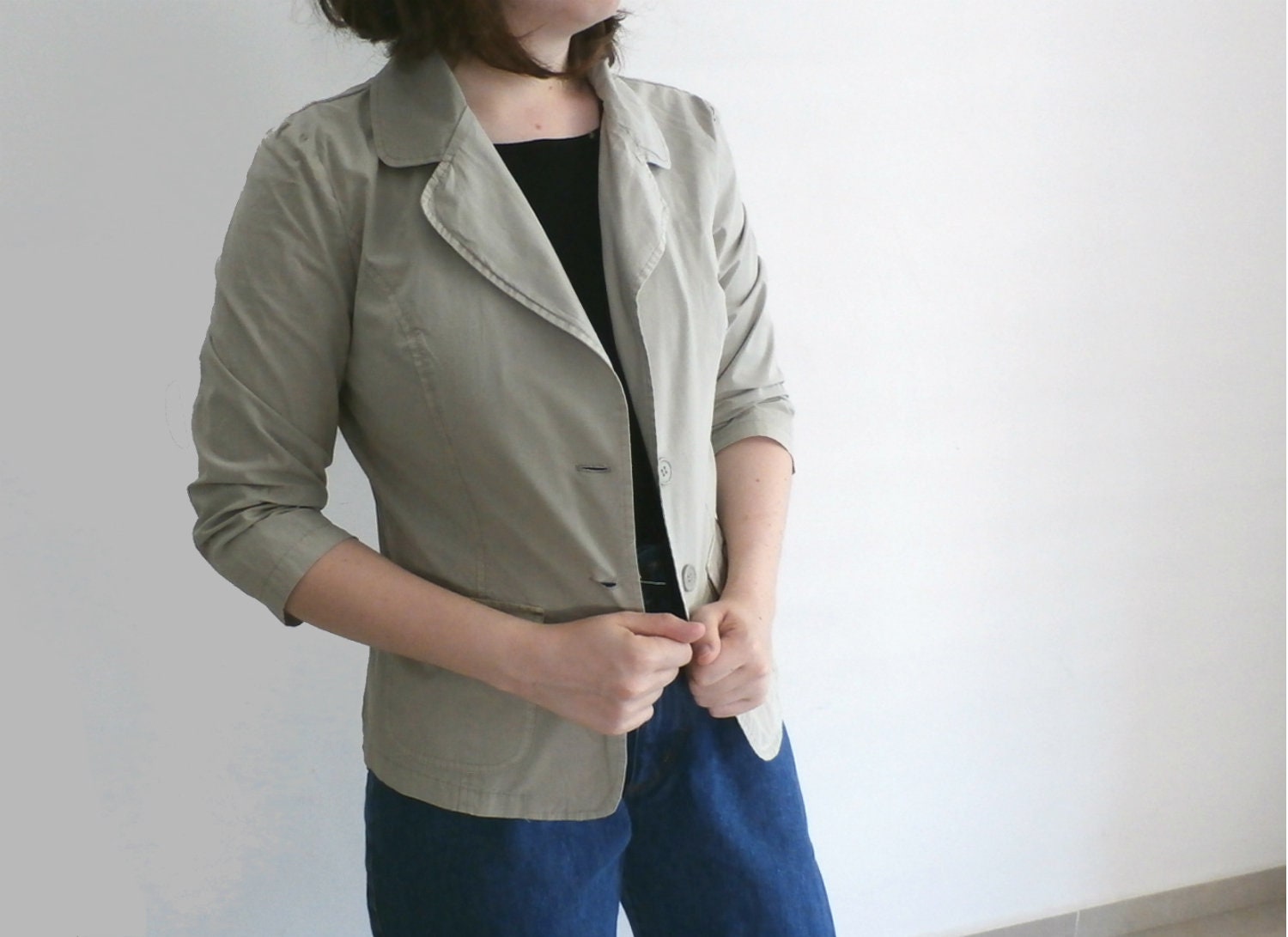 khaki summer jacket