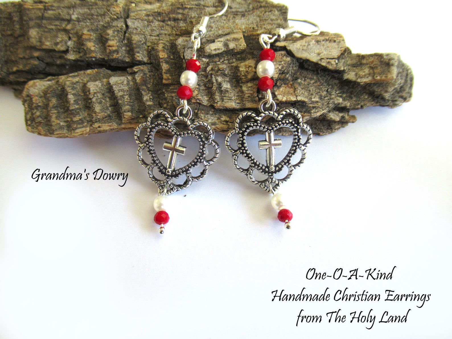 Religious Earrings Christian Earrings From the Holy Land Etsy