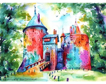 castell coch (10 different sizes to choose from, all FREE SHIPPING in UK )