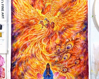 Phoenix Nirvana  - original painting