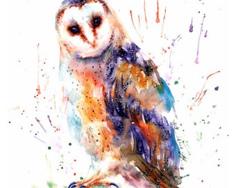 barn owl (10 different sizes to choose from, all FREE SHIPPING in UK )