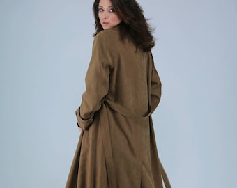 Modern Maxi Raincoat , Beautiful Long  Waterproof and Windproof Women's  Raincoat by VIEMA - V01090
