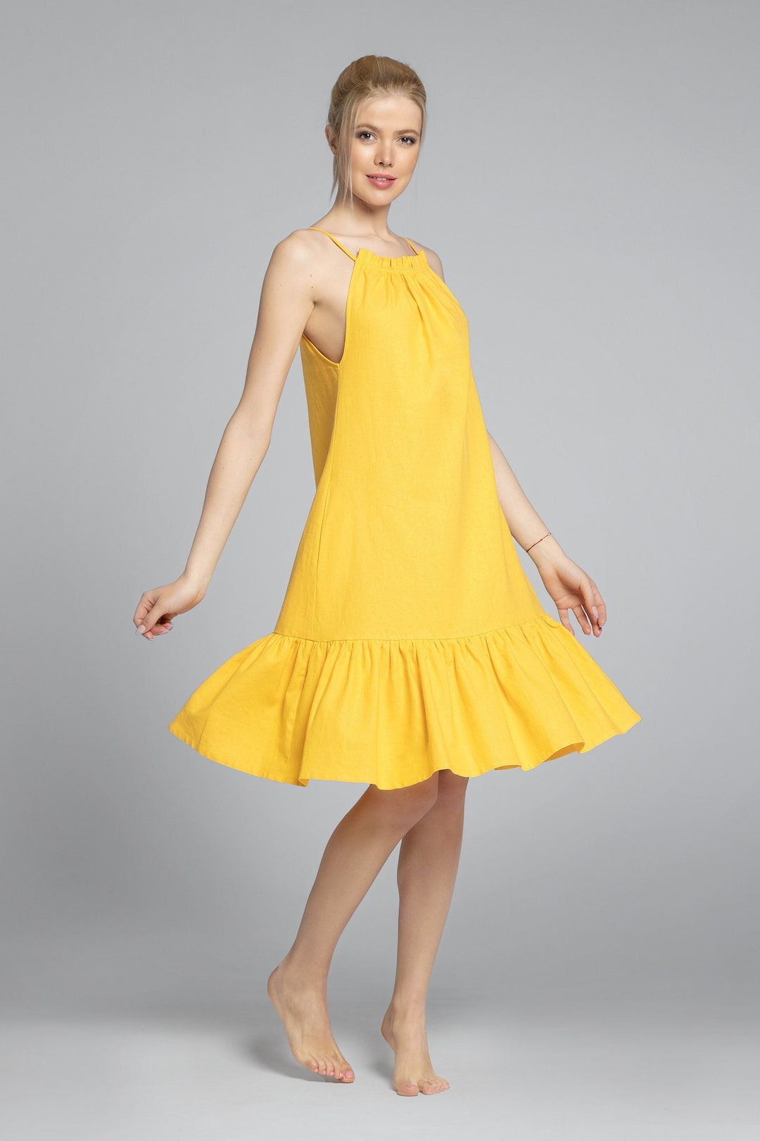 Sicily pleated dress (sash included)