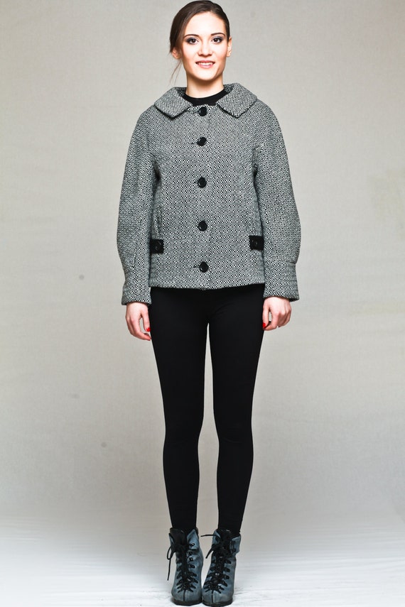 Ladies Fashion Wool Raglan Sleeve Jacket Short Coat Ladies Fashion Wool Raglan Sleeve Jacket Short Coat