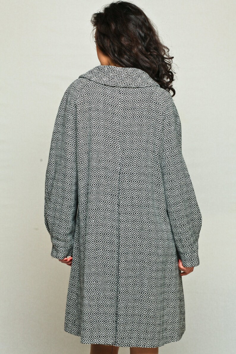 Elegant Women's A-line Wool Coat With Raglan Sleeves - Etsy